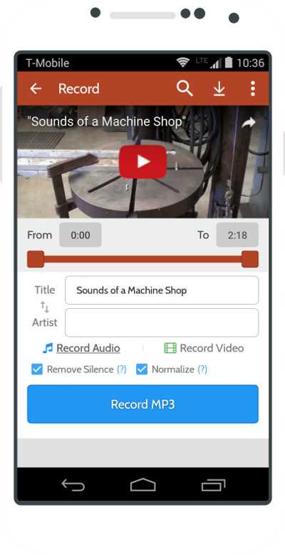 youtube mp3 converter app for android